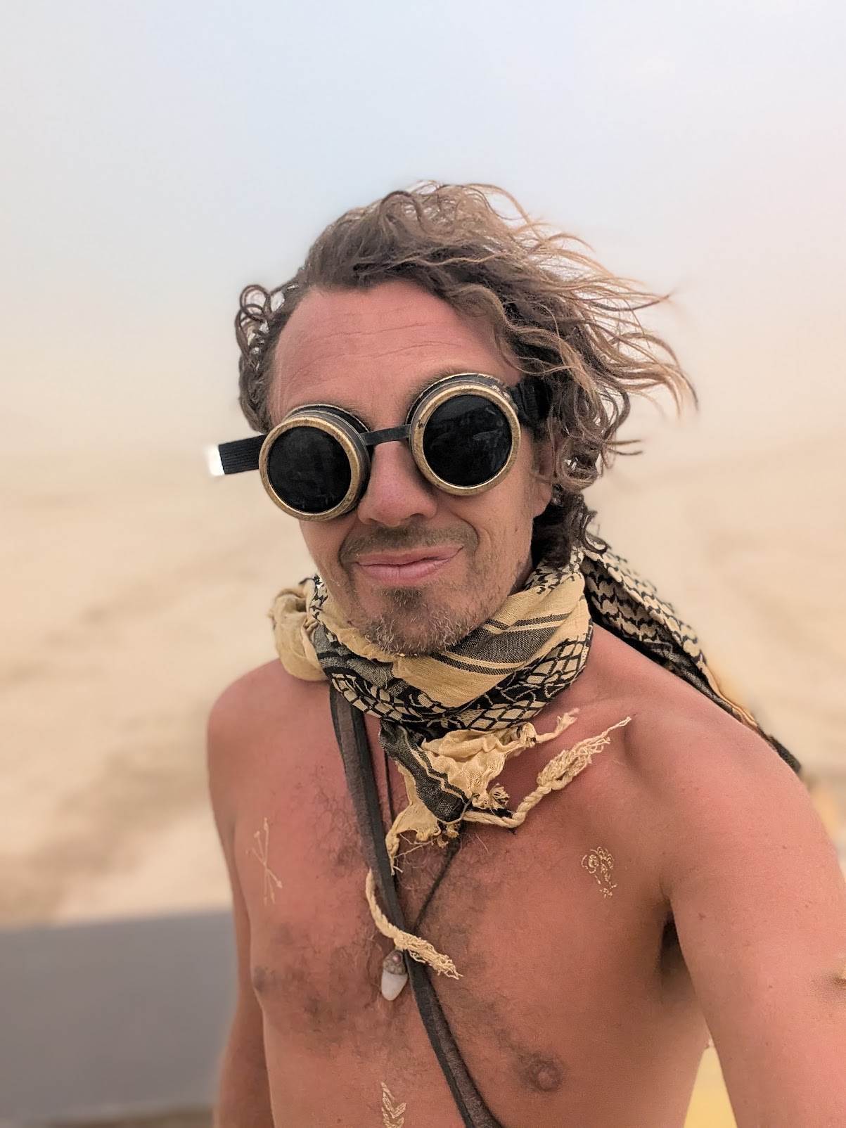 Ken at Burning Man