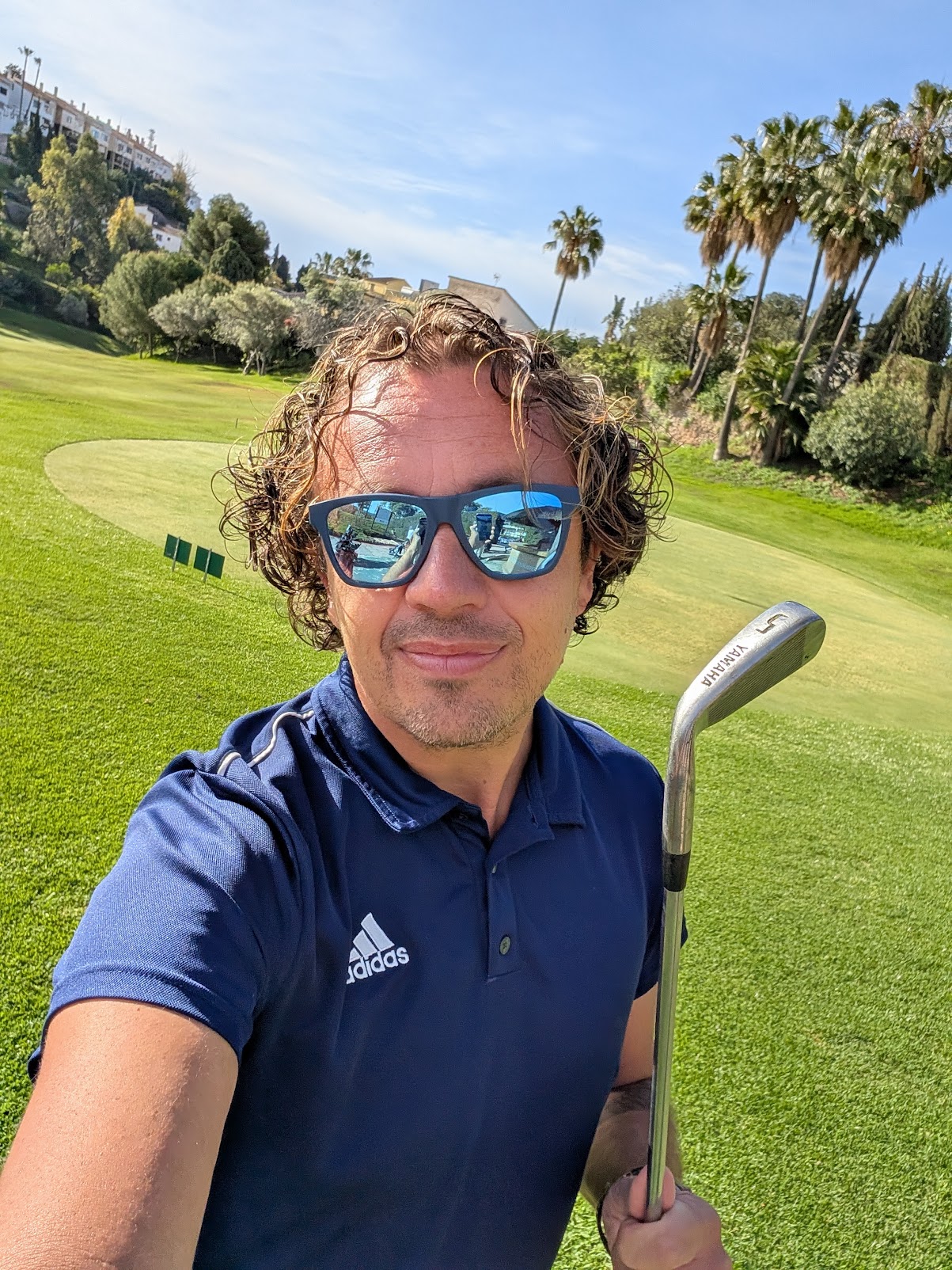 Ken on the golf course