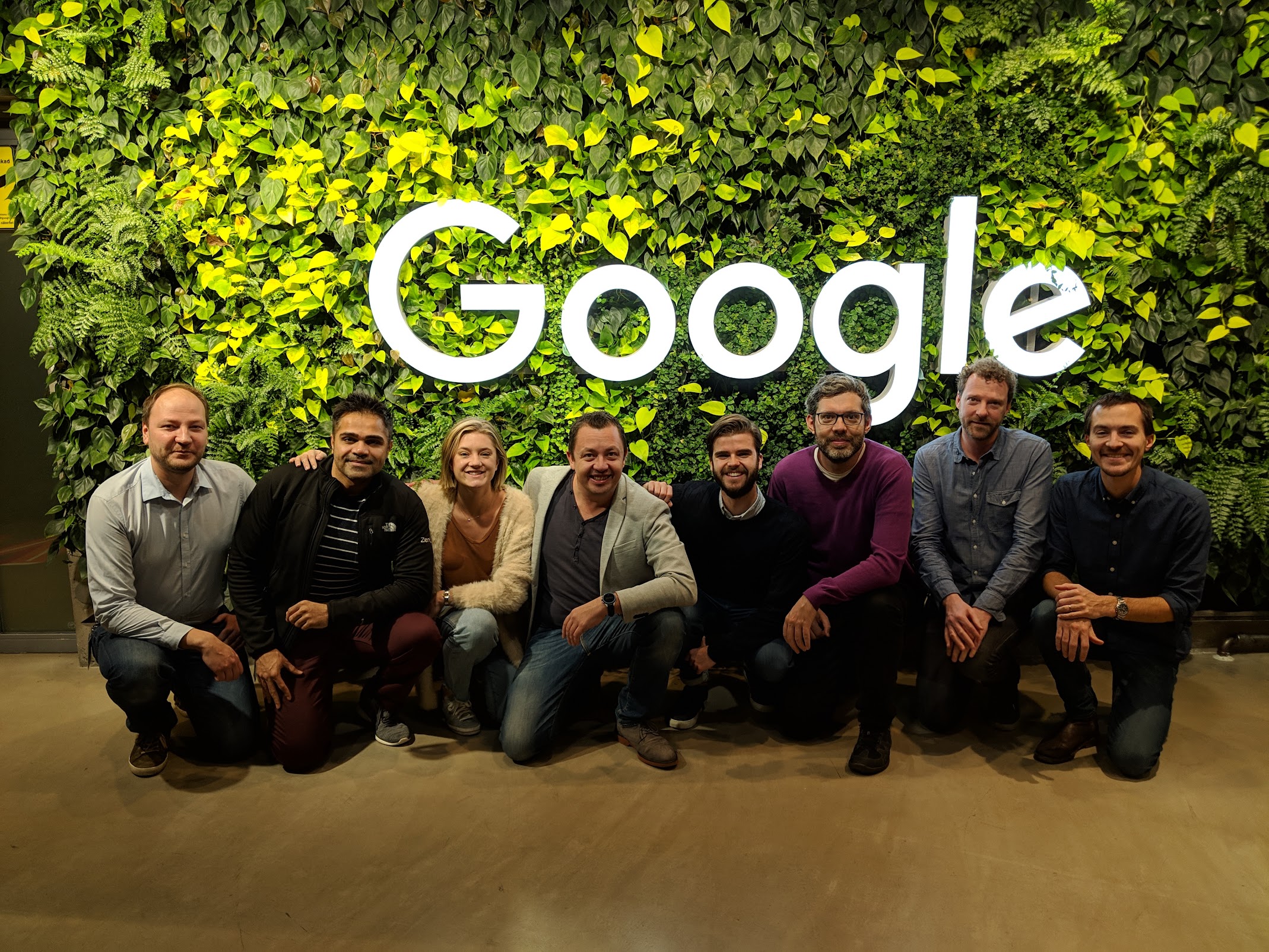 Ken with Google team